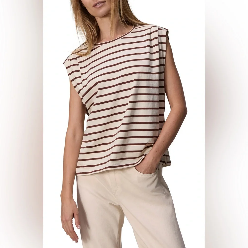 rag & bone NWT
Mica Stripe Tank Brownstripe Sz S - Picture 1 of 16